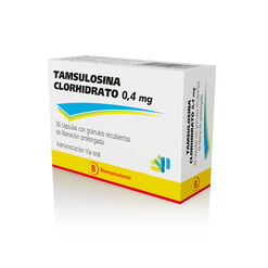 Product image of Tamsulosina Clorhidrato 0,4 mg x 30 Capsulas con Granulos Recubiertos de Liberacion Prolongada - Unifarma s.p.a