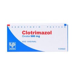 Product image of Clotrimazol 500 mg x 1 Óvulo Vaginal PASTEUR