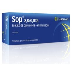 SOP 2 mg/0.035 mg x 21 Comprimidos Recubiertos - Eurofarma chile