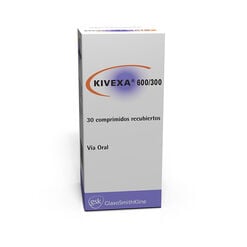 Kivexa 600 mg/300 mg x 30 Comprimidos Recubiertos - Glaxosmithkline chile