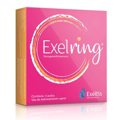 Exelring 120 mcg/ 15 mcg x 3 Anillos Vaginales - Exeltis