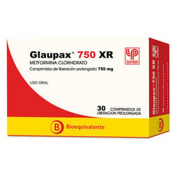 Glaupax XR 750 mg x 30 Comprimidos de Liberación Prolongada - Pasteur