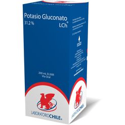 Potasio Gluconato 31.2 % x 200 ml Elixir CHILE