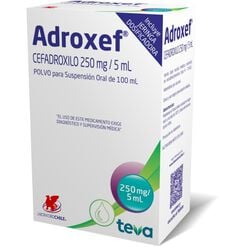 Adroxef 250 mg/5ml Polvo para Suspensión Oral Fco. 100 ml - Chile