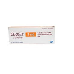 Eliquis 5 mg x 60 Comprimidos Recubiertos - Pfizer de chile s.a.