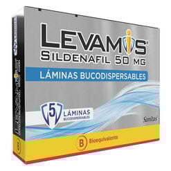 Product image of Levamis 50 mg x 5 Láminas Bucodispersables - Instituto sanitas s.a