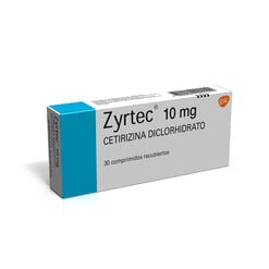 Zyrtec 10 mg x 30 Comprimidos Recubiertos - Glaxosmithkline chile