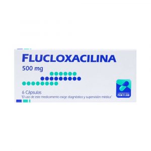 FLUCLOXACILINA CAP 500 MG.6