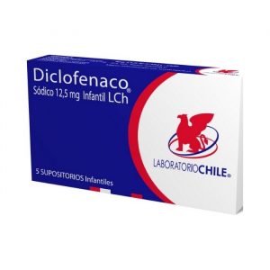 DICLOFENACO SUP. 12.5MG. 5