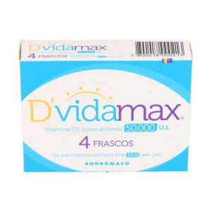 DVIDAMAX PVO SUS ORAL 50000 UI X 4 FRASCOS