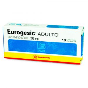 EUROGESIC 275 MG X 10 COMP (BE)