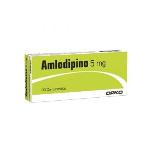 AMLODIPINO 5 MG X 30 COM OPKO