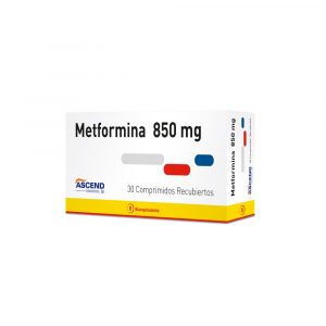 METFORMINA CLORHIDRATO 850MG. X 30 ASCEND