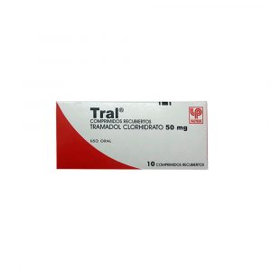 Product image of TRAL (TRAMADOL) 50 MG. COMP.REC.