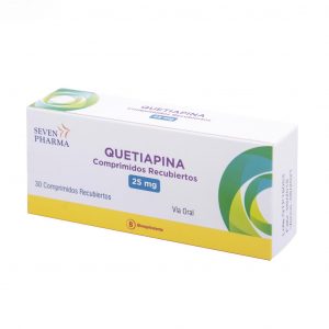 QUETIAPINA 25 MG X 30 COMP SEVEN PHARMA