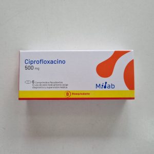 CIPROFLOXACINO 500MG. 6 COM.