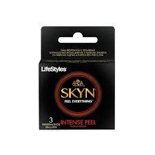 LIFESTYLES SKYN INTENSE FEEL X 3