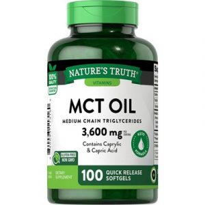 MCT OIL 3600 MG 100 SOFTGELS