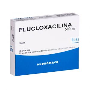 FLUCLOXACILINA 500MG. 12CAP.