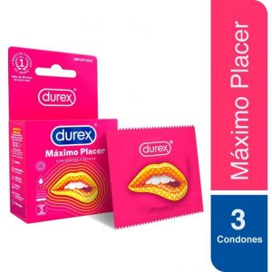 DUREX MAXIMO PLACER X 3 UN