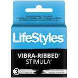 LIFESTYLES STIMULA RIBBED X 3