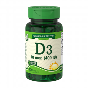 Product image of VITAMINA D3 400 UI 100 COMPRIMIDOS