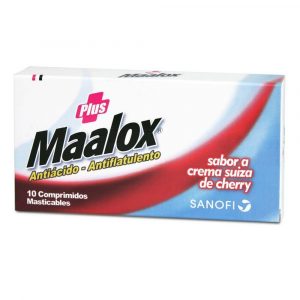 Product image of MAALOX PLUS COM.CHE.10