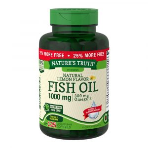 Product image of OMEGA 3 FISH OIL 1000MG. 125 CAPS.