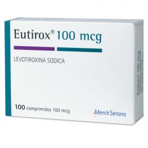 EUTIROX 100 MCG. 100 COM