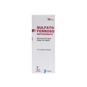 Product image of SULFATO FERROSO GOTAS 125MG/ML