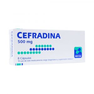 Product image of CEFRADINA CAP.500MG. 8  *