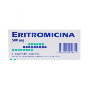 Product image of ERITROMIC.COM.500MG. 8  *