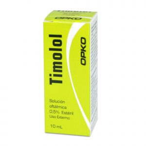 Product image of TIMOLOL SOLUCION OFTALMICA 0.5% 10 ML