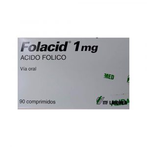 Product image of FOLACID 1 MG X 90 COMP CENABAST