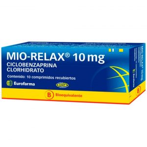 MIO RELAX  10 MG 10 COMPRIMIDOS (BE)