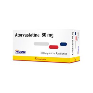 ATORVASTATINA COM 80MG X30COMP