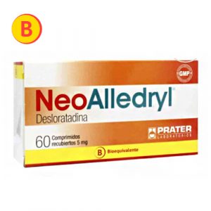 Product image of NEOALLEDRYL 5 MG X 60 COMP