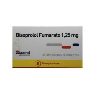 BISOPROLOL 1.25 MG X 30 ASCEND (BE)