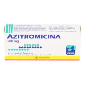 AZITROMICINA 500 MGX 6 MINTLAB