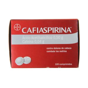 CAFIASPIRINA 500 MG 10 COMPR  TIRA