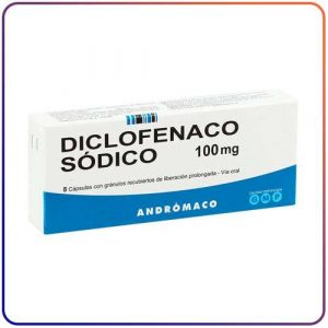 DICLOFENACO 100 MG 8 CAPS