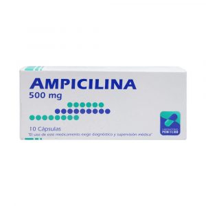 AMPICILINA CAP.500MG.10 *