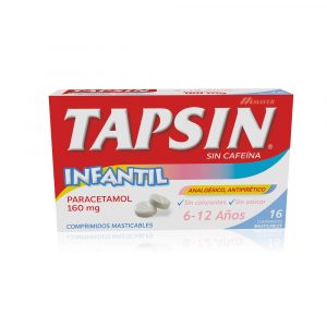 TAPSIN PED. COM. 160MG. 16