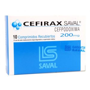 CEFIRAX 200 MG  X 10 COMP