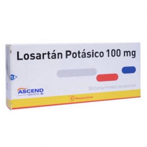 LOSARTAN COM 100 MG X 30 ASCEND (BE)