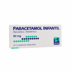 Product image of PARACETAMOL COM. 80MG. 20