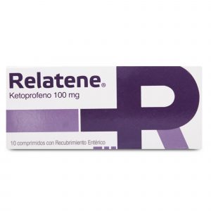 RELATENE COMP 100 MG X 10