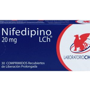 Product image of NIFEDIPINO.RET.COM.20MG30*