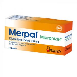 Product image of MERPAL MICRO CAP 100MG  8COM