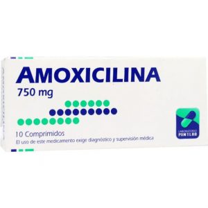 Product image of AMOXICILINA  750MG. 10 COMP